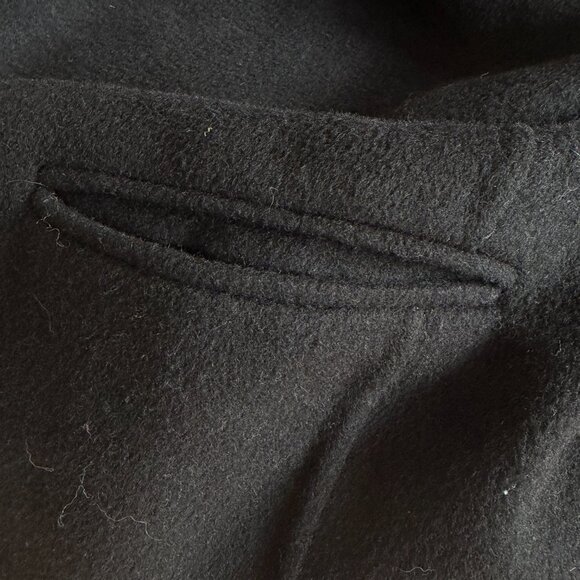 Sandro Paris Black Wool Overcoat - Picture 9 of 9